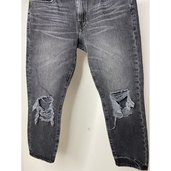 Frame Jeans Women's 25 Black Le Garcon Crop Jeans Dark Wash Denim Straight - Picture 2 of 7